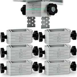 KAJAWIS 6 x Ceiling Levelling Holder Profile CD60 ES Hooks Hangers Plasterboard Regips