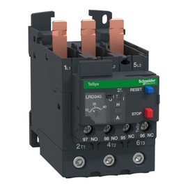 Schneider Electric - TeSys Deca Thermal Overload Relay - LRD Series, 30 to 40A, 690VAC, 1NO+1NC, Class 10A, Everlink Terminals, Phase Unbalance Detection, Test and Reset Buttons, Contactor Mountable