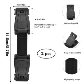 Pack of 2 Buckle Protection Child Seat, Car Seat Chest Strap Clip, Seat Belt Child Seat, Child Seat Belt Buckle for Car Seat, Pram, Highchair