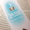 Juego de 2 sellos transparentes para leer y beber café