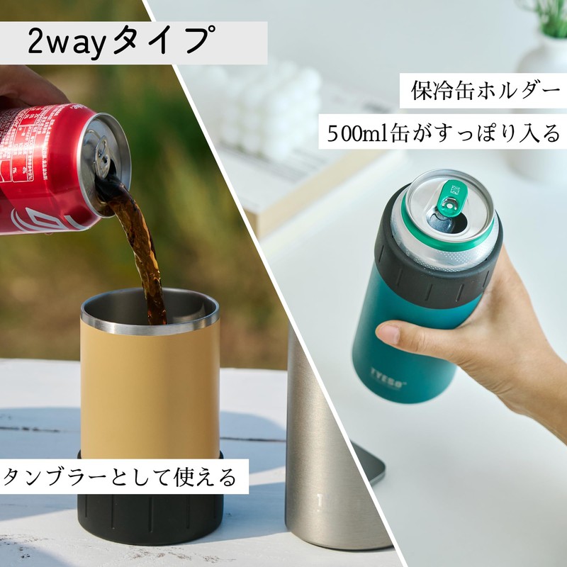 TYESO Can Holder, Cold Insulation, Plastic Bottle, Insulated, Cold Can