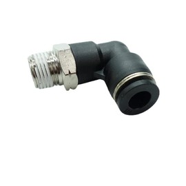 3PCS Male Elbow 1/4 Inch Tube OD x 3/8 Inch NPT Thread Push to Connect Fittings Straight Push Release Connectors