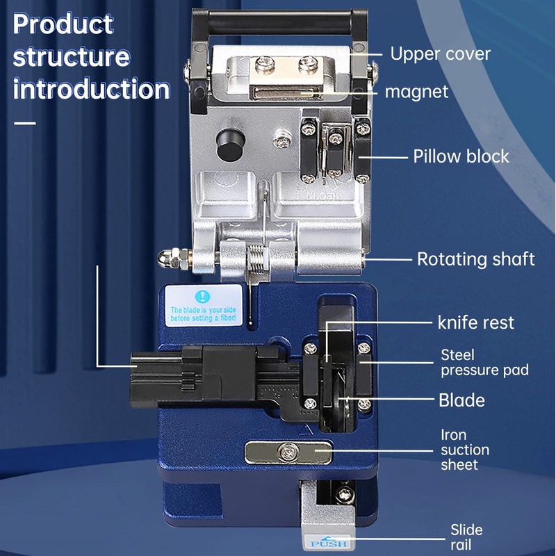Duogalia FC-6S Optical Fiber Cleaver for 0.25mm, 0.9mm, 3.0mm Fiber