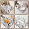 Haoh Drying Mat Kitchen Counter Microfibre Dish Drying Mat 45