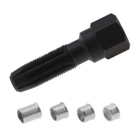 Be In Your Mind 5pcs Spark Plug Rethread Cylinder Head Tools Kit 4x Inserts Helicoil Thread Insert Reamer Tap for 14mm Sparking Plugs