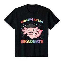Kids Kindergarten Graduate Axolotl Graduation T-Shirt