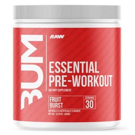 CBUM Essential Pre-Workout Fitness Supplement:_Red, White, & Bum