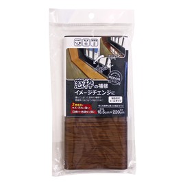 Waki Sangyo FWM185DBR Window Frame Repair Sheet, Dark Brown, Wood Grain, Scratch Repair, Condensation, Remake, Seal Type, 7.3 x 86.6 inches (18.5 x 220 cm)