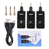 summina 2.4G Wireless Guitar System Rechargeable Portable Transmitter Receiver Set