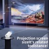 Portable Projector, 1080P Home Theater Projector with 180 Degree Rotatable,