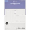 Filofax A5 Organiser Expense Tracker Refill, White
