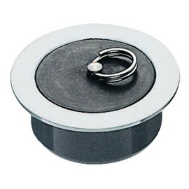 SANEI Bath Drain Plug with Rubber Stopper, Compatible with VU and VP Pipes, Nominal 50 H20-50