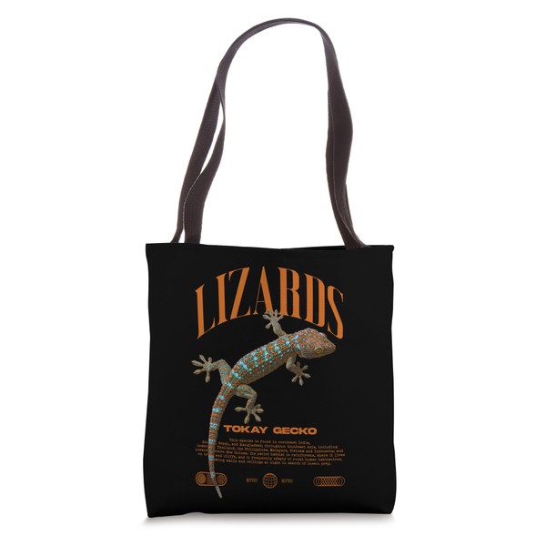 Tokay Gecko Modern Reptile Keeper Streetwear Tote Bag