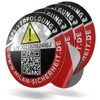 GPS Anti-Theft Sticker - Tracking Warning Sticker with Website -