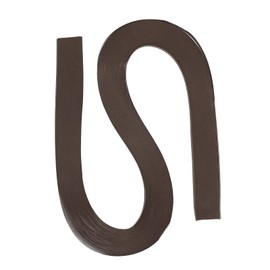 PATIKIL Quilling Strips Paper 120pcs 3/16"(5mm) 54cm Origami Paper Quilling Strip for Art DIY Hand Craft Christmas Dark Coffee Color