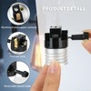 4 Pieces 3 Way Lamp Socket Replacement, Medium Base E26