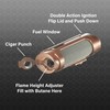 Visol Marlin Butane Torch Lighter Triple Flame Refillable Gas Lighter,