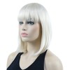 Lydell 10" Short Straight Bob Hair Wigs with Bangs No