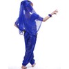Girls Short Sleeve Belly Dancing Costume Set ALL Ornaments