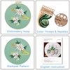 Traziewell Floral Embroidery Kit - Embroidery Patterns Cross Stitch Kits