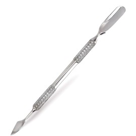 Professional Stainless Steel Cuticle Pusher and Remover Tool for Manicure and Pedicure, Dual-Ended Design for Precise Nail Care