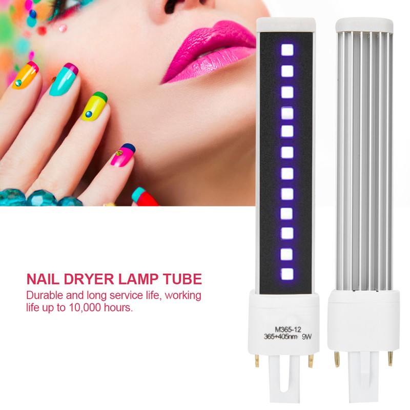 Double Light Source Nail Gel Curing Dryer Light Tube Replacement