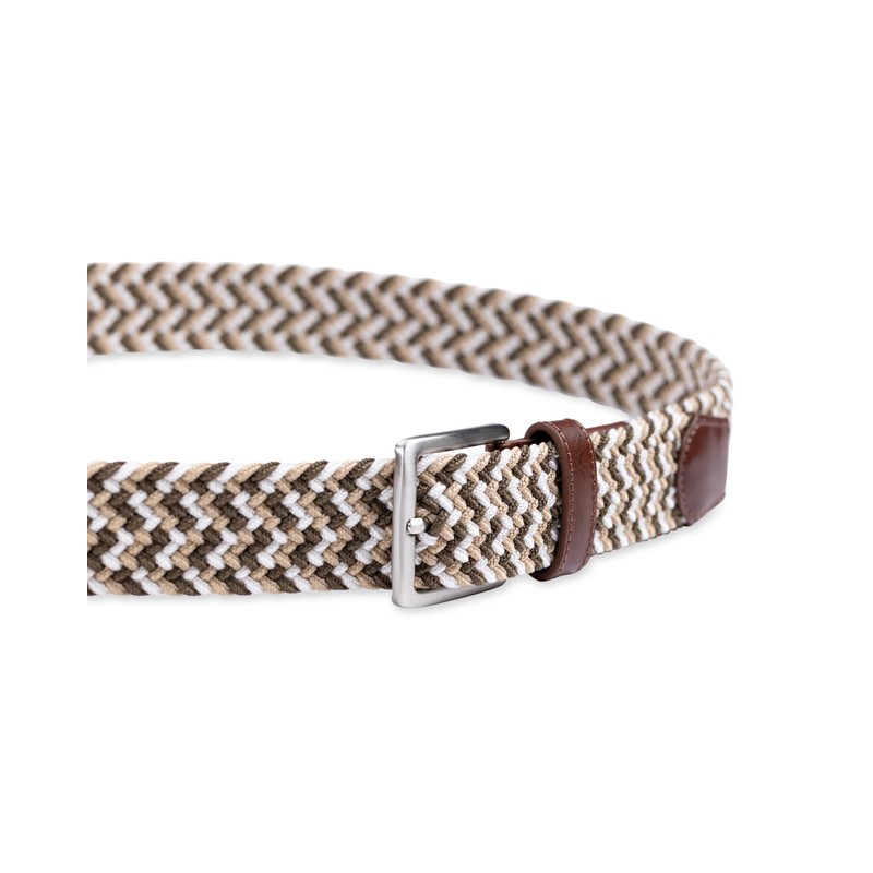 Dockers Men's Casual Everyday Braided Fabric Fully Adjustable Web Belt,