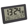 TFA Dostmann 60.2557.01 Digital Radio Controlled Clock with Room Climate