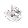 sourcing map Folding Door Bolt 201 Stainless Steel 44 x