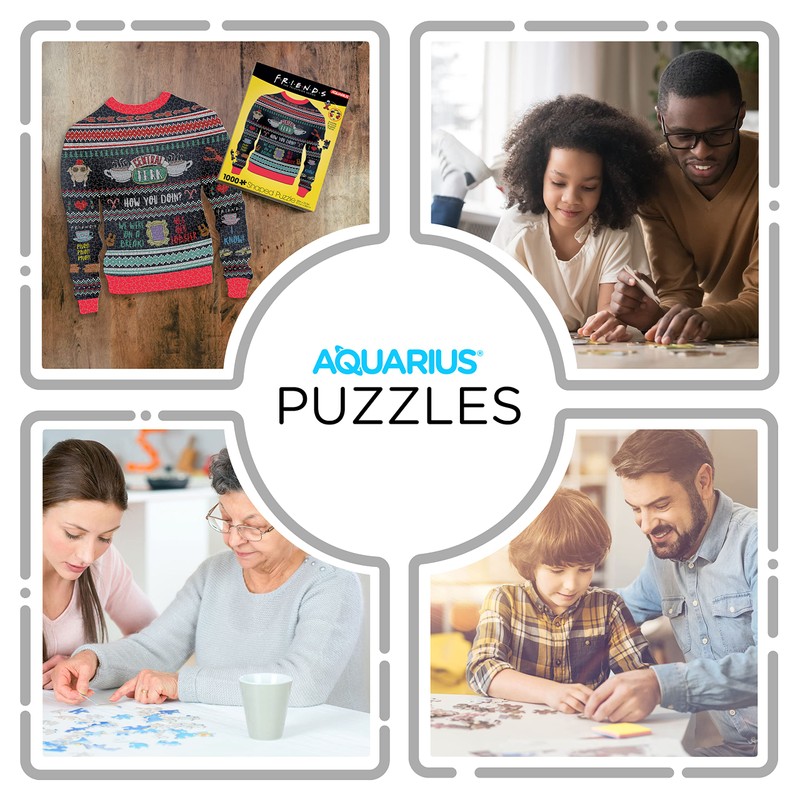 AQUARIUS - Friends TV Series Ugly Christmas Sweater Shaped 1000