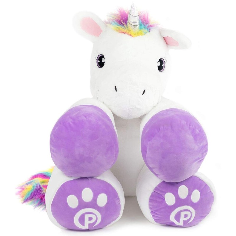 Plushible Poppy The Unicorn Stuffed Animal, 44" Plush Unicorn Toy