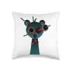 Scary SkyBlue from Sprunki! Throw Pillow