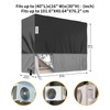 UniForU Window Air Conditioner Cover AC Cover for Outside Unit