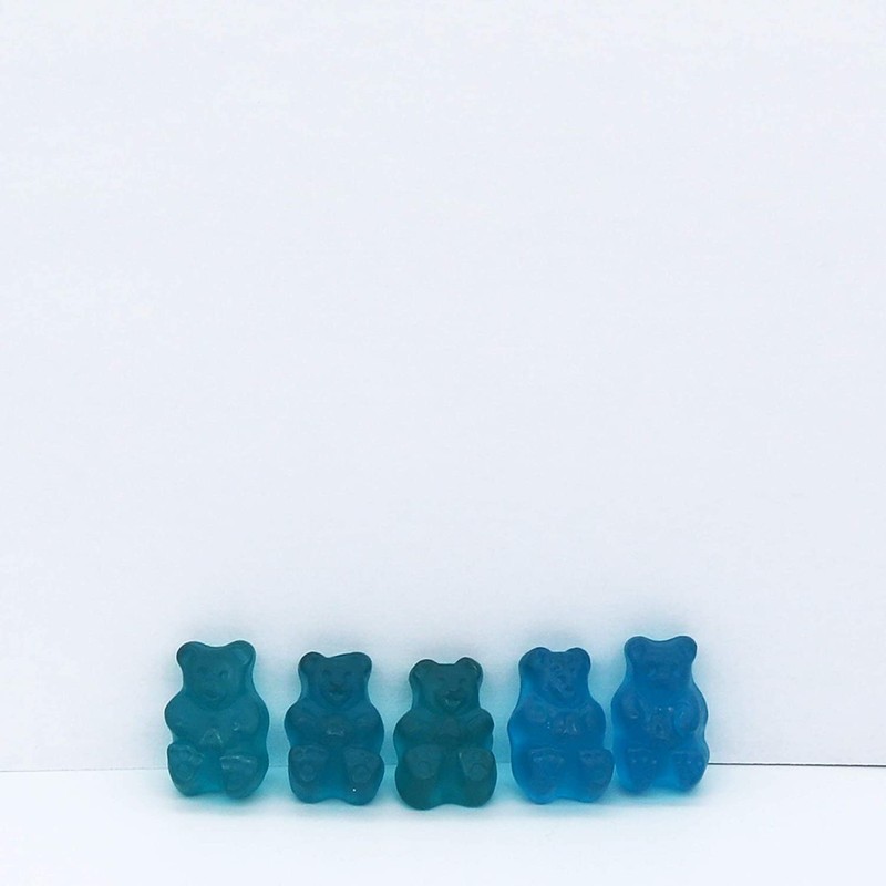 FirstChoiceCandy Gummy Bears (Blue Raspberry, 1 LB)