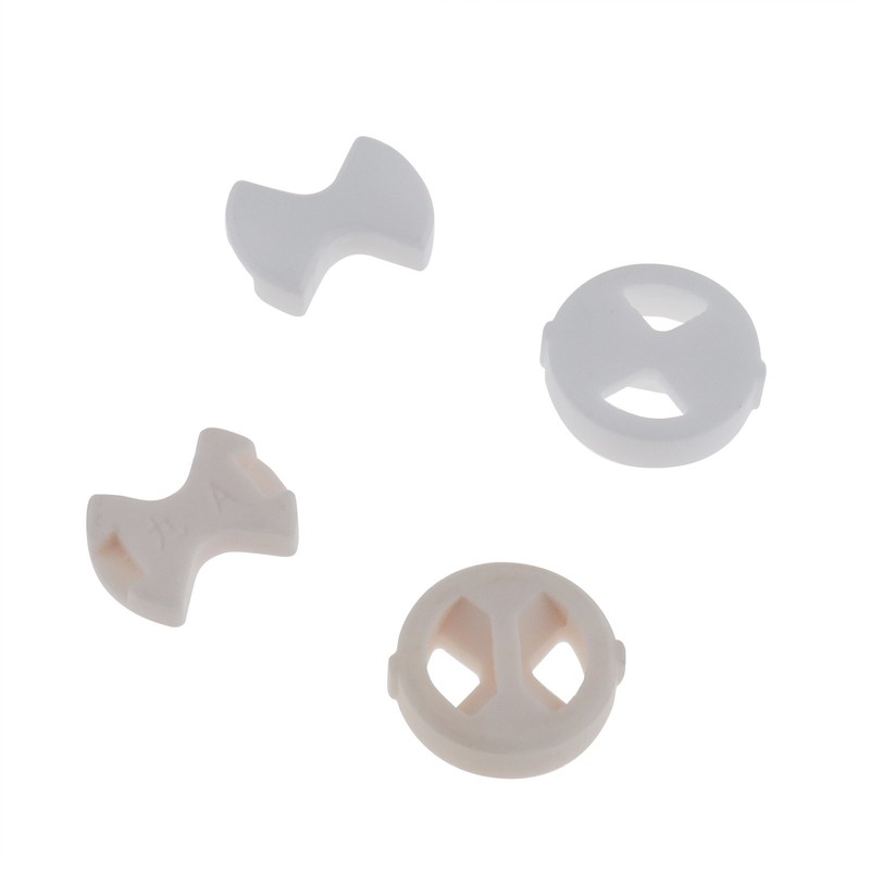 8pcs Ceramic Disc Silicon Washer Insert Turn Replacement Accessories Tools