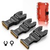EZARC Carbide Oscillating Saw Blades, Multitool Blades Quick Release for