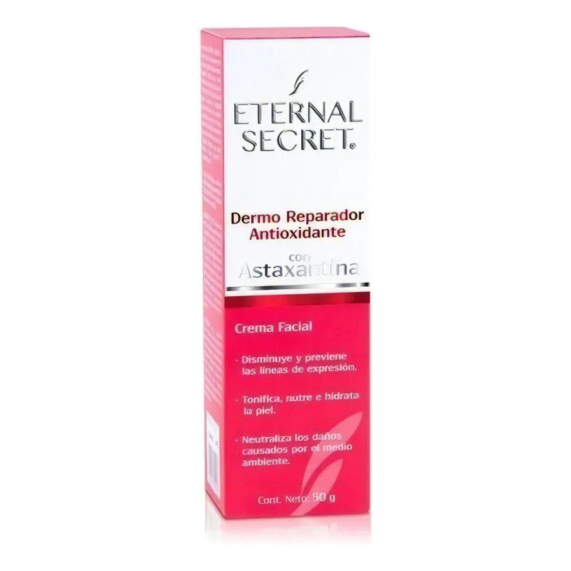 Crema Dermo Reparador Antioxidante Astaxantina Eternal 50grs Tipo De Piel