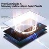 8W Solar Panel for Outdoor Security Camera, 5V Micro USB&