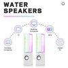 SULLMAR Water Dance USB Speaker for Computer Phone (White)