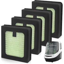 4 Pack HEPA Filter Replacement Compatible with Baby Brezza Bottle Dryer Advanced and Baby Brezza Bottle Washer Pro