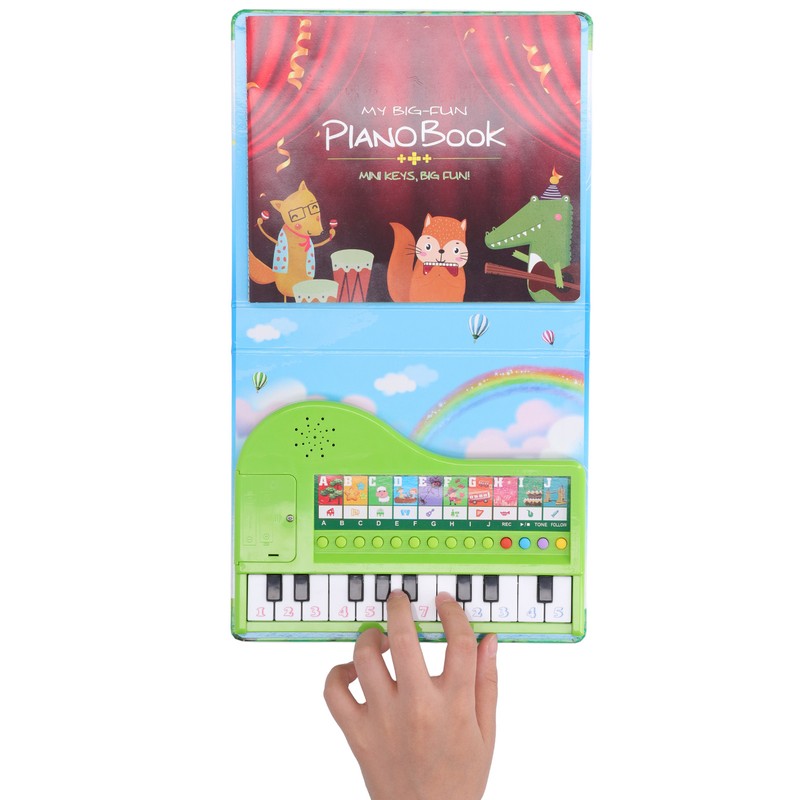 Piano Toy Book Educational Recording Function Kids Gift Toddler Musical