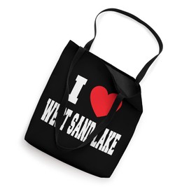 I Love West Sand Lake Tote Bag