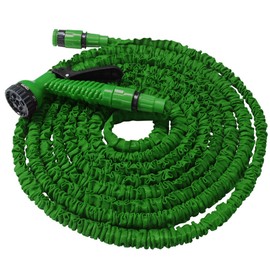 HELO Flexible Garden Hose Flexible Hose 2 x Green 7.5 m