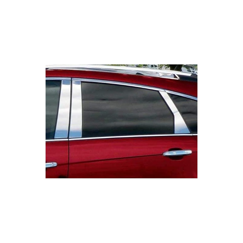 Overun Polished Steel 304 Door Center Pillar Post Trim Set
