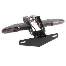 Tail Tidy Kit for ZX-4R ZX-4RR ZX4R SE 2023 2024 2025, ZX-25R 2020-2025 Fender Eliminator Kit Equipped Foldable License Plate Holder, License Plate Light, Plug&Play Turn Signal Lights