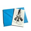 CORNWALL themed Cornish pasty pixie ship charm bag clip keyring