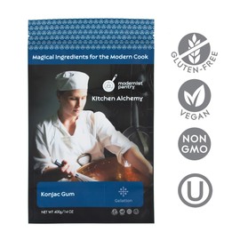 Pure Konjac Gum [Glucomannan Powder] ⊘ Non-GMO Gluten-Free Vegan OU Kosher Certified - 400g/14oz