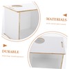 BESPORTBLE Decorative Hamster Sand Bath Transparent Design Multi-Function Wooden Bath
