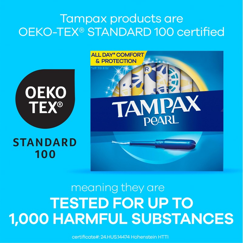 Tampax Pearl Tampons Multipack, with LeakGuard Braid, Super/Ultra Absorbency, Unscented,