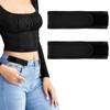 Vinuwu No Buckle Belts for Men 2 Pack No Buckle